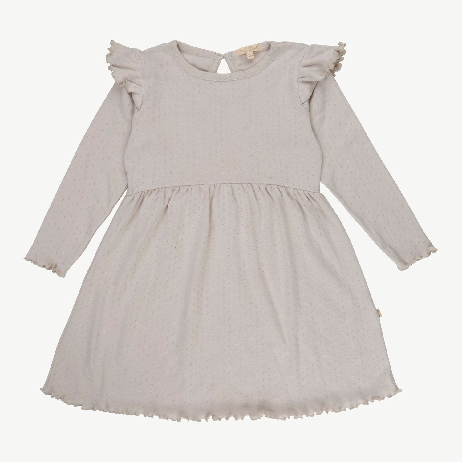 Pointelle Dress - Pointelle - Lunar Rock