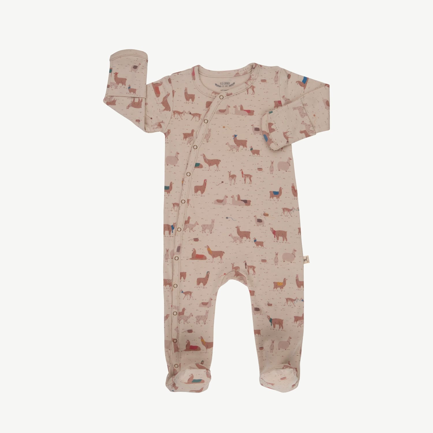 Footed Jumpsuit - Alpaca Treasures - Peyote