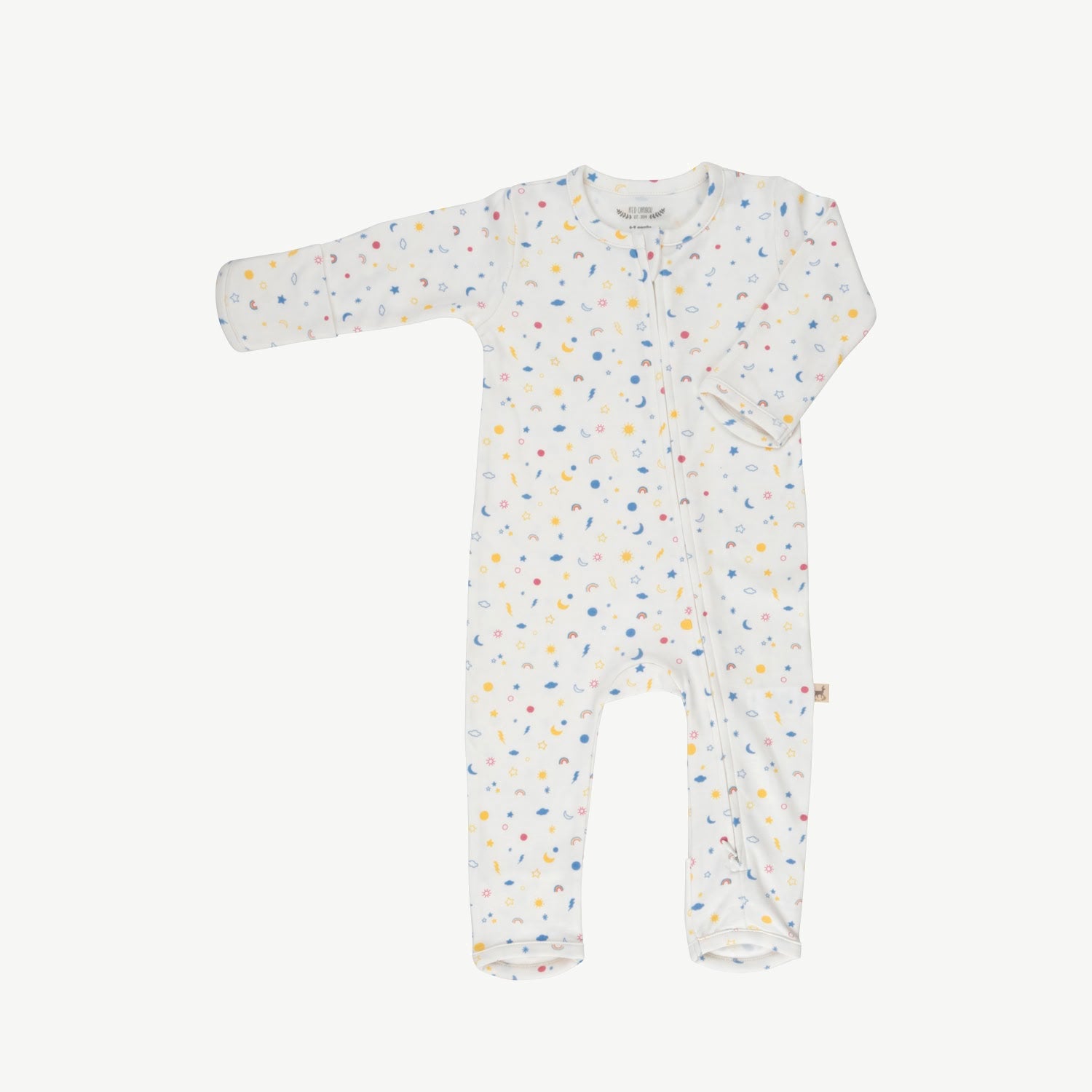 Zippered Jumpsuit - Sky Dreams - Ivory