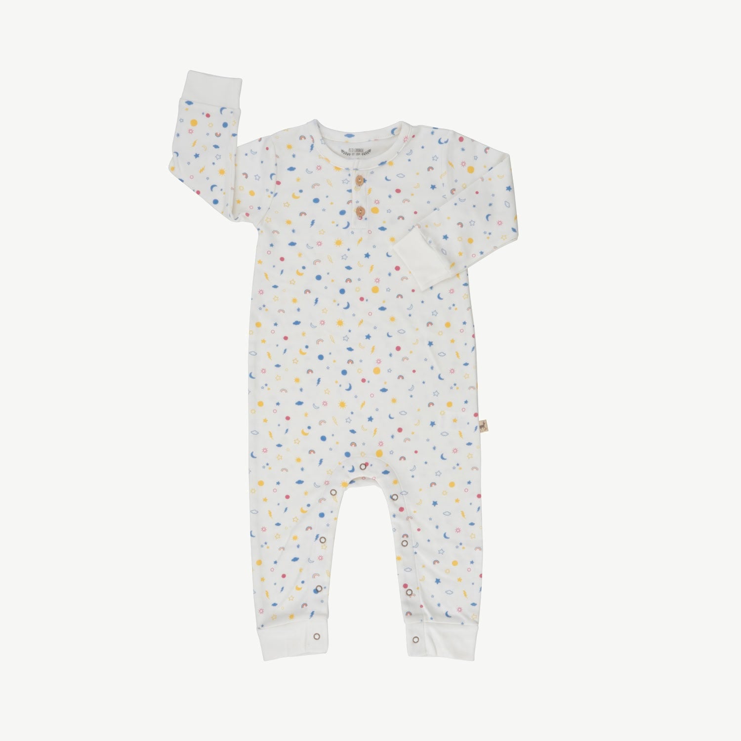 Buttons Jumpsuit - Sky Dreams - Ivory