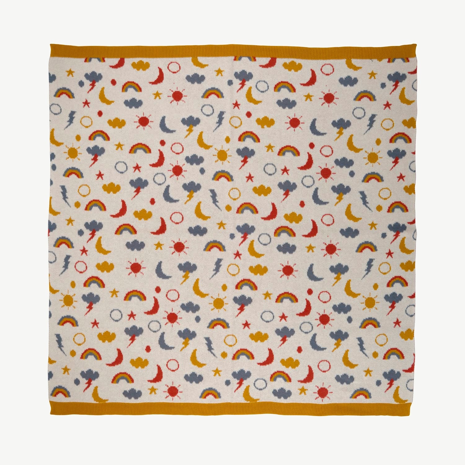 Knit Blanket - Sky Dreams - Ivory