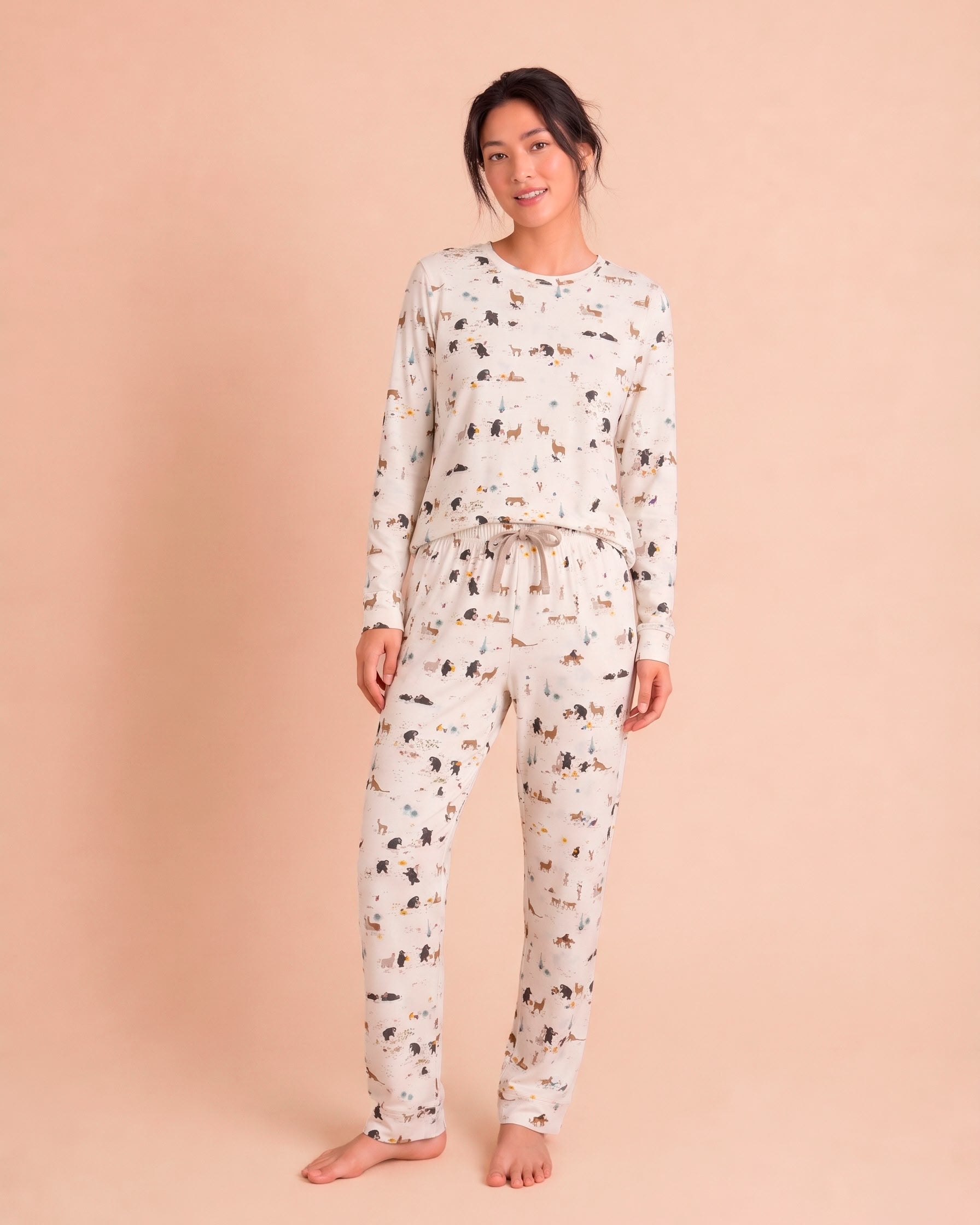 Essential Long Pajama Se - The Story - Ivory