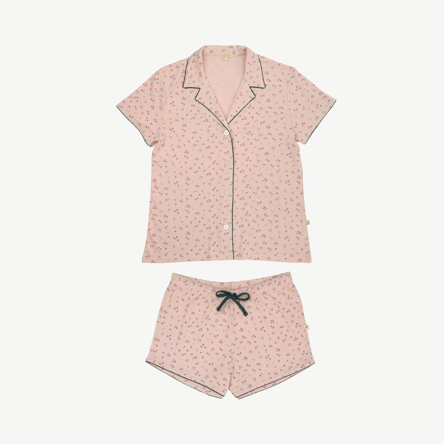 Short Shirt Pajama Set - Lily Fields - Lotus