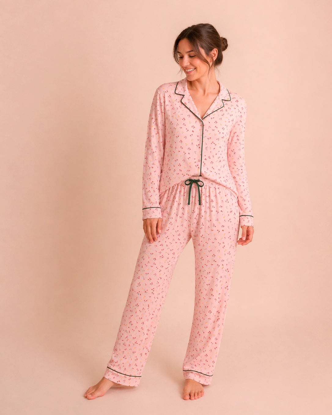 Long Shirt Pajama Set - Lily Fields - Lotus