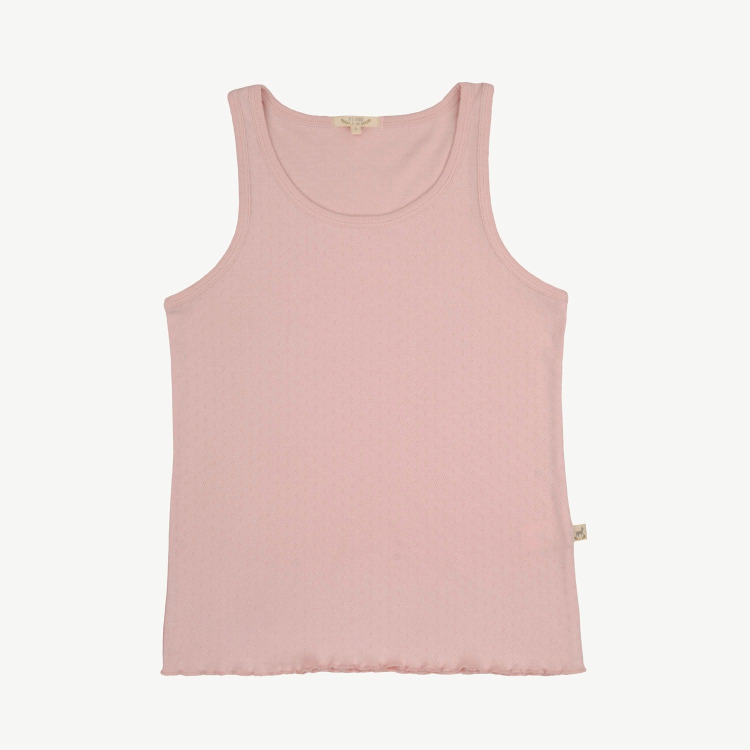 Tank Top Pointelle Pajama Set - Tomato - Lotus