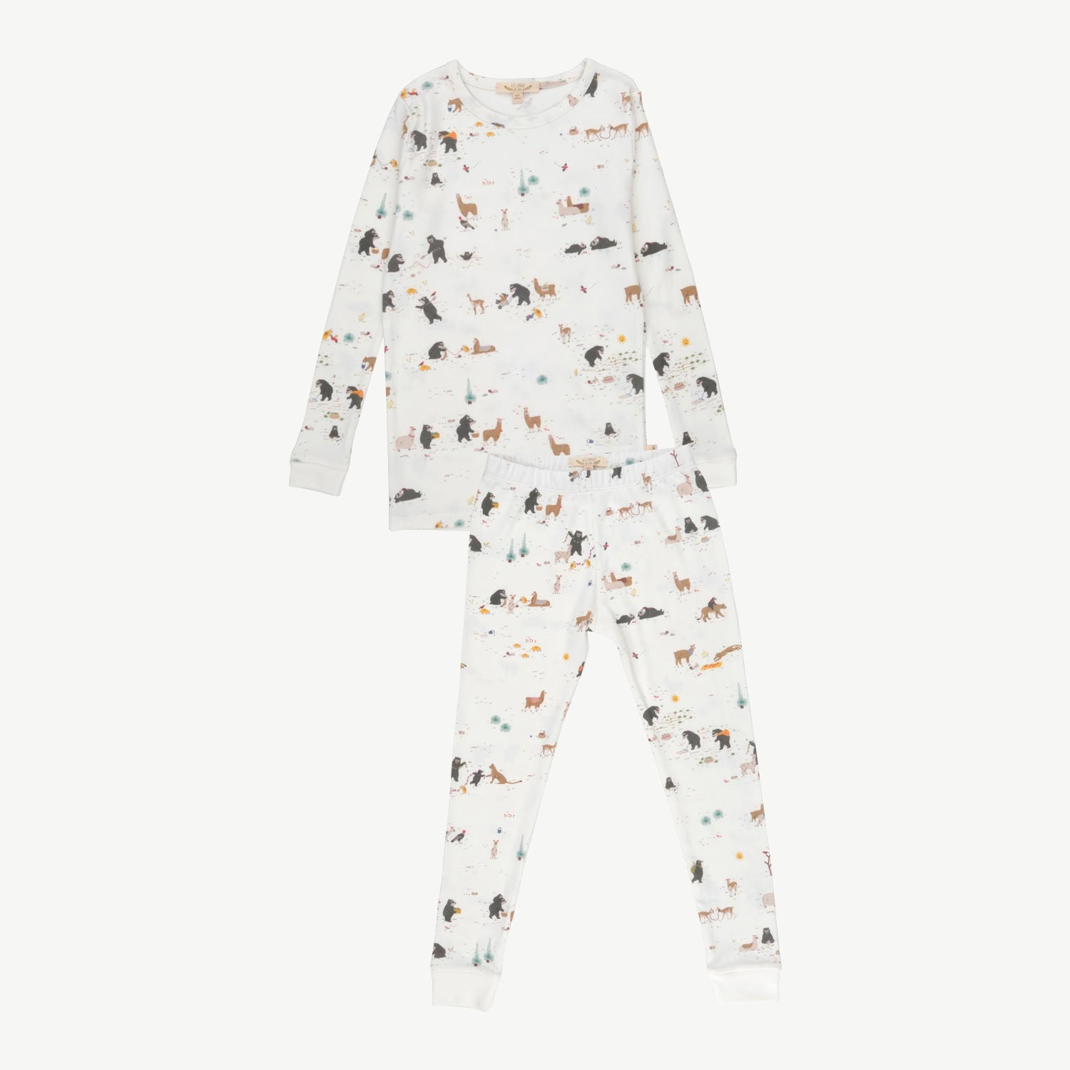 Set: T-Shirt + Leggings - The Story - Ivory