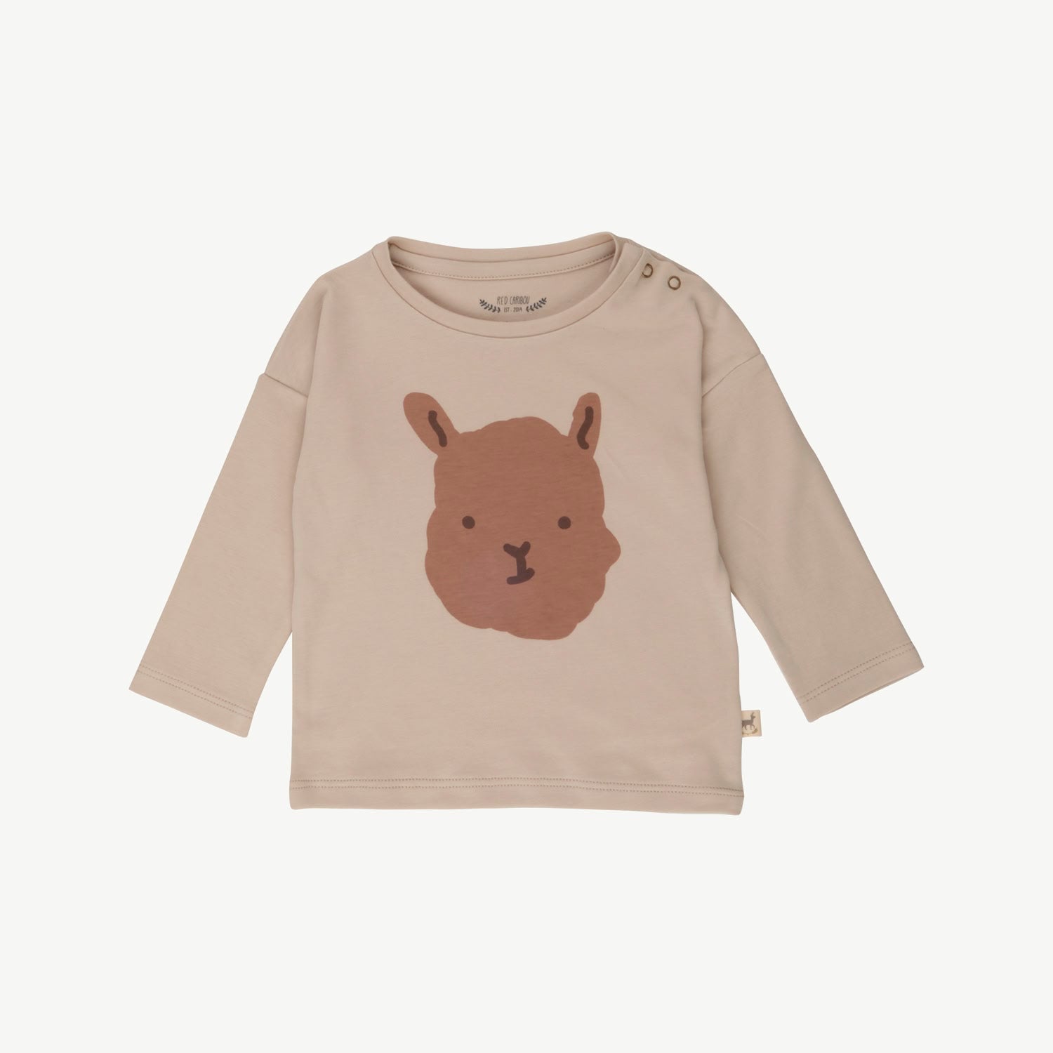 T-Shirt - Alpaca face - Peyote