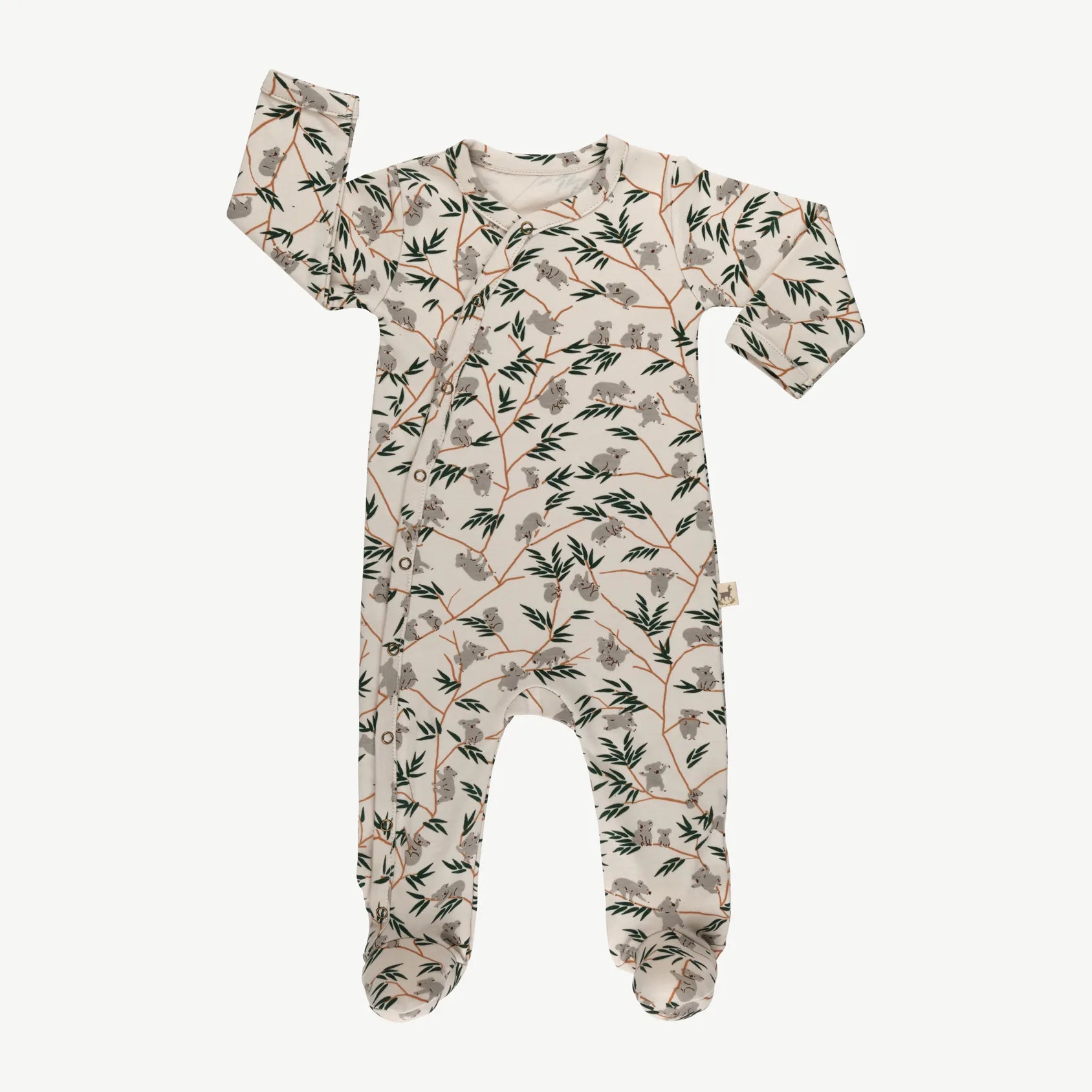 'joyful joeys' rainy day footed jumpsuit