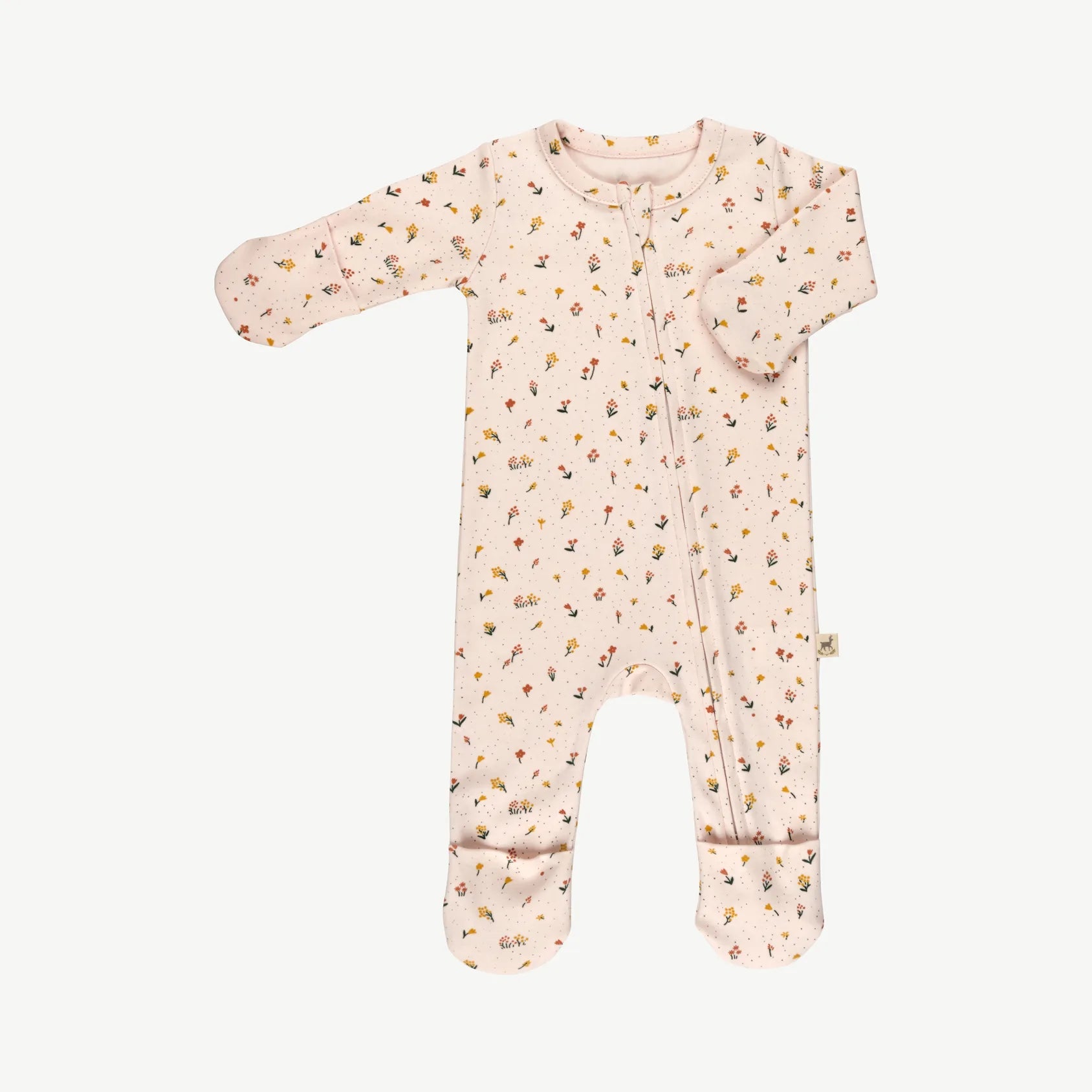 'desert wildflower' pearl zippered jumpsuit