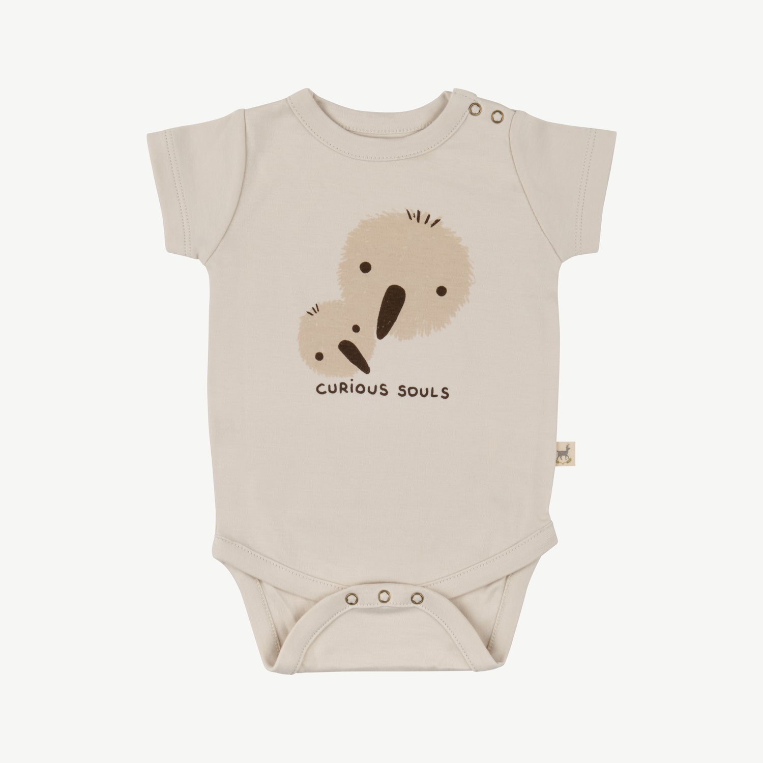 'curious souls' rainy day onesie + pants baby outfit