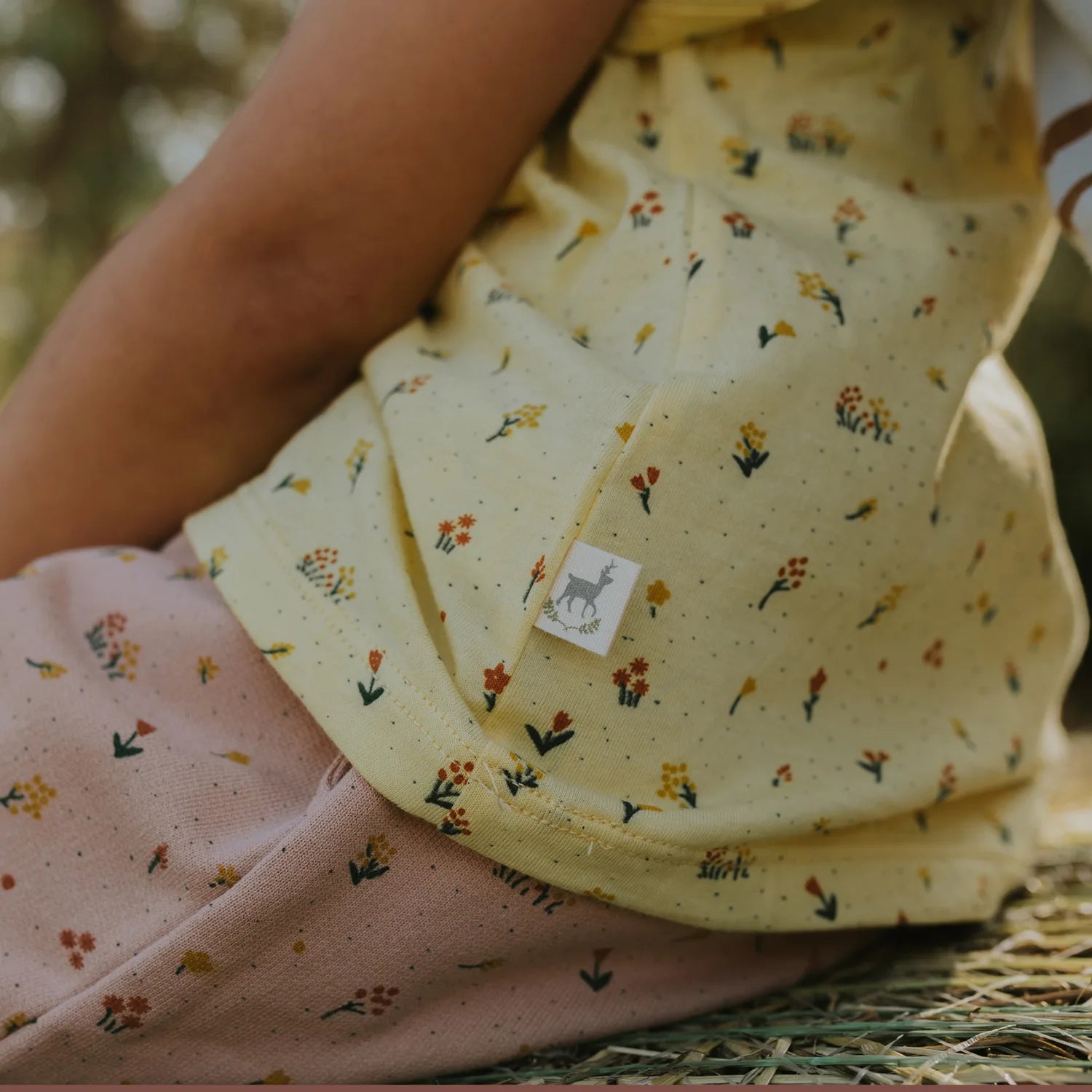 'desert wildflower' sundress frill sleeve t-shirt