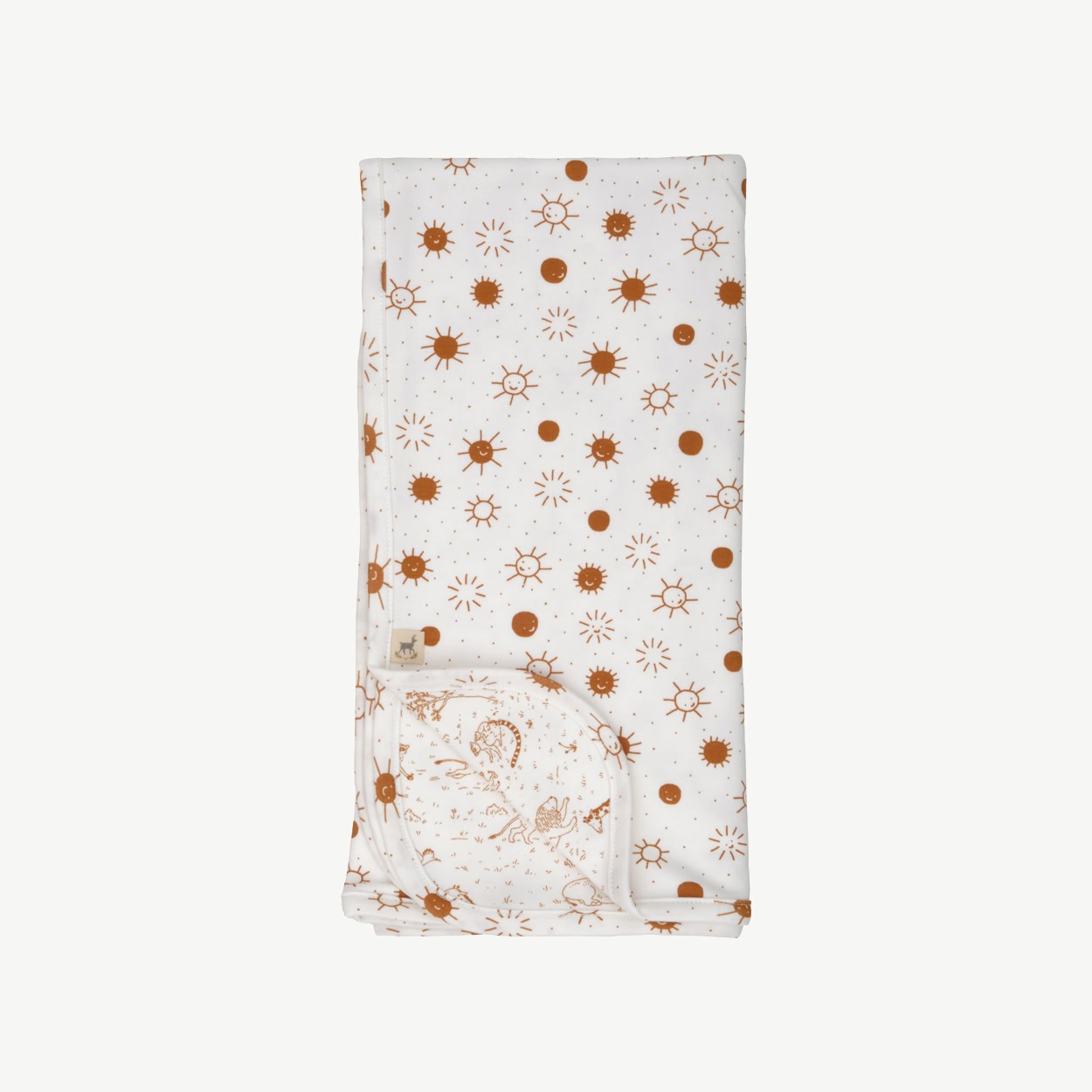 Double-Sided Blanket - Sunny Smiles - Ivory