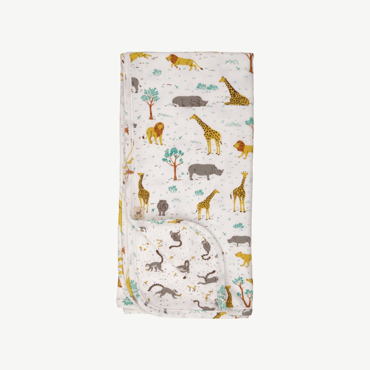 Double-Sided Blanket - Wild Wonder - Ivory