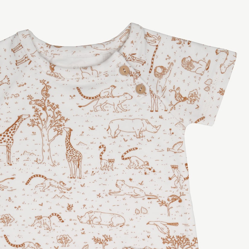 Short Sleeve Jumpsuit - The Story - Ivory