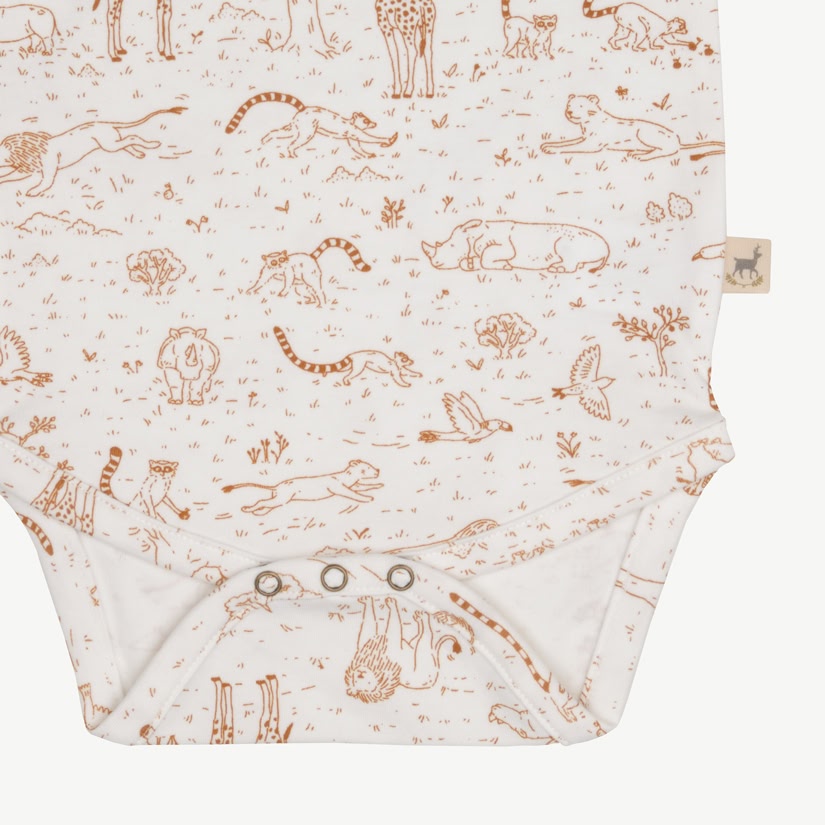Short Sleeve Onesie - The Story - Ivory
