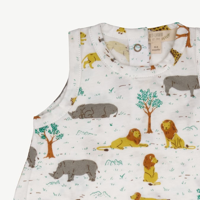 Baggy Onesie - Wild Wonder - Ivory