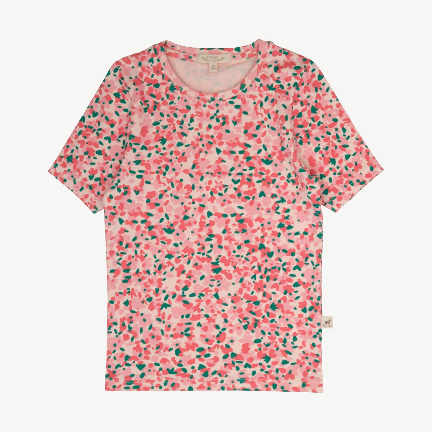 Short Sleeve Pajama - Blooming Beauty - Soft Peach
