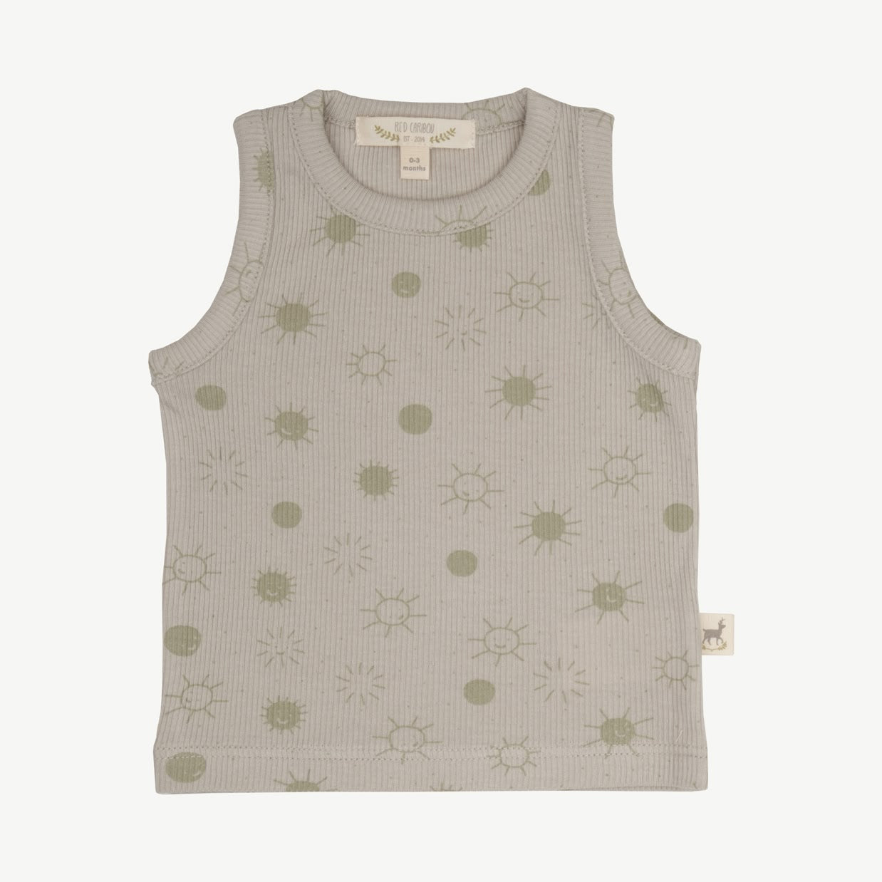 Tanktop + Bloomer Set - Sunny Smiles - Gray
