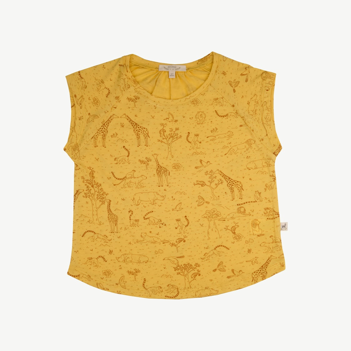 Girl Sleeveless Tshirt - The Story - Banana