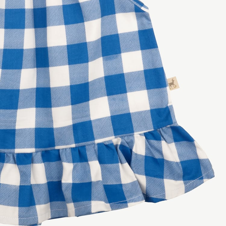 Strap Blouse - Gingham Gem - Nautical Blue
