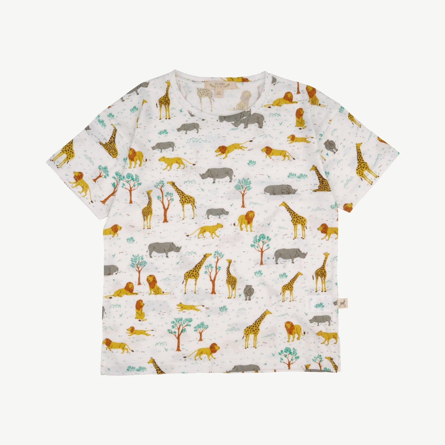 Short Sleeve T-Shirt - Wild Wonder - Ivory