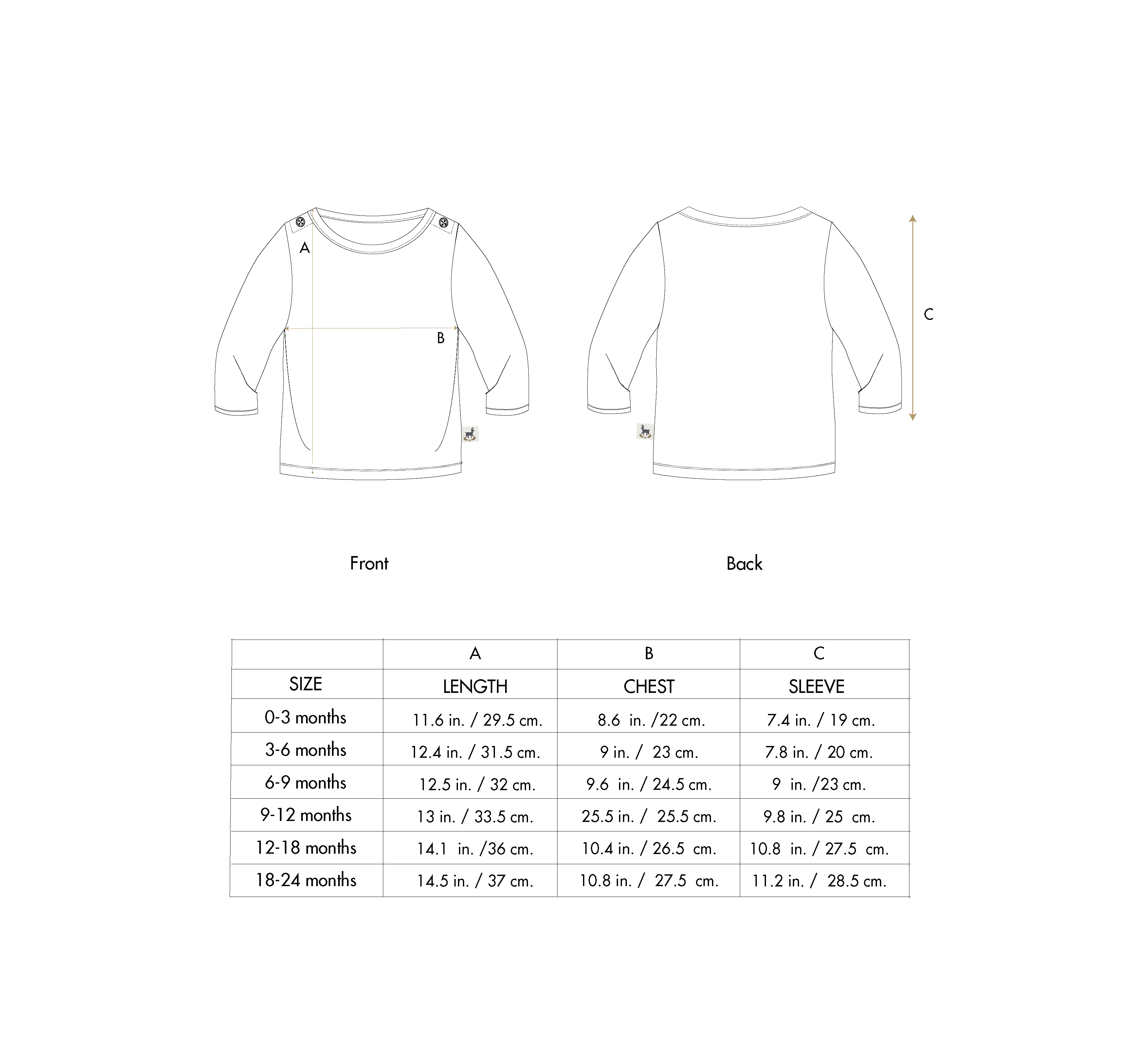 'fly high' pale mauve buttons t-shirt