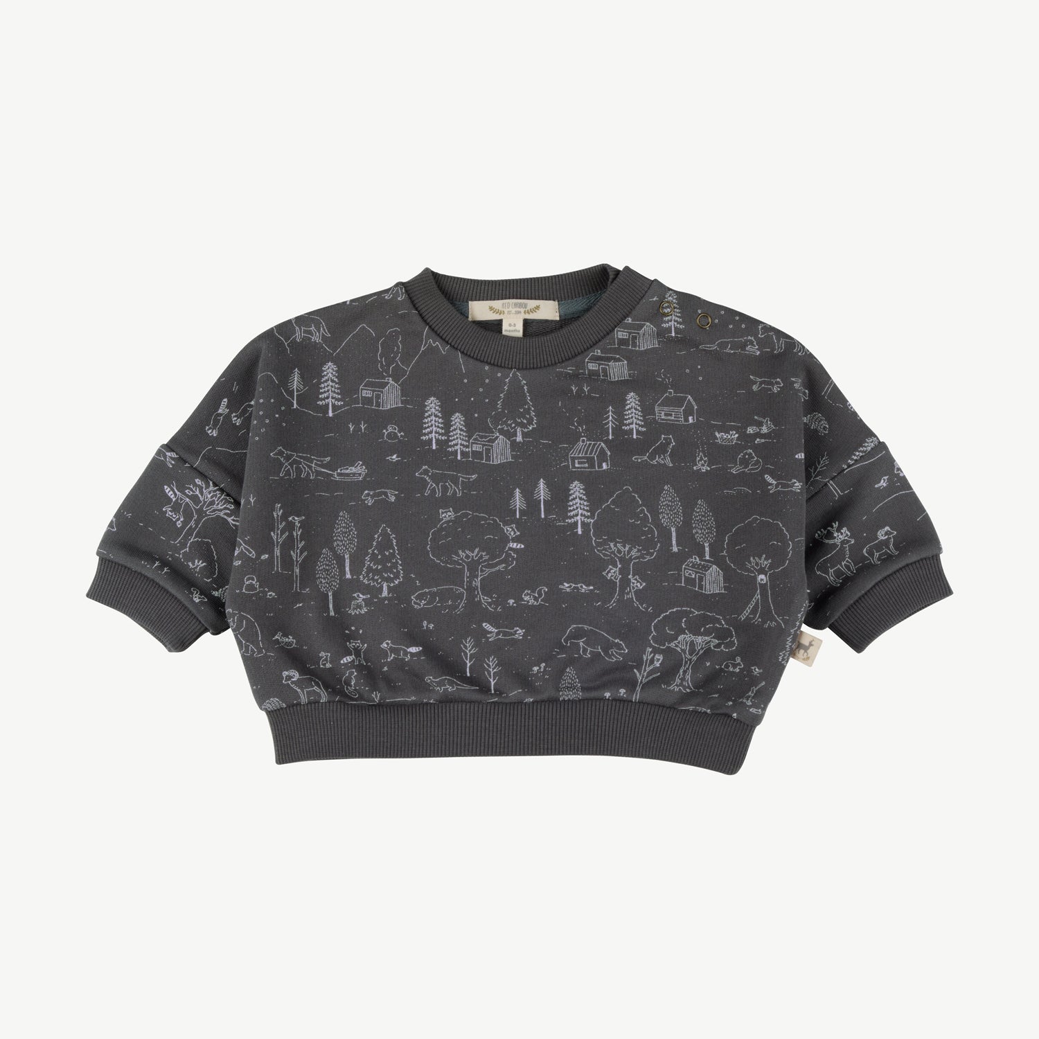 'the story' dark shadow sweatshirt