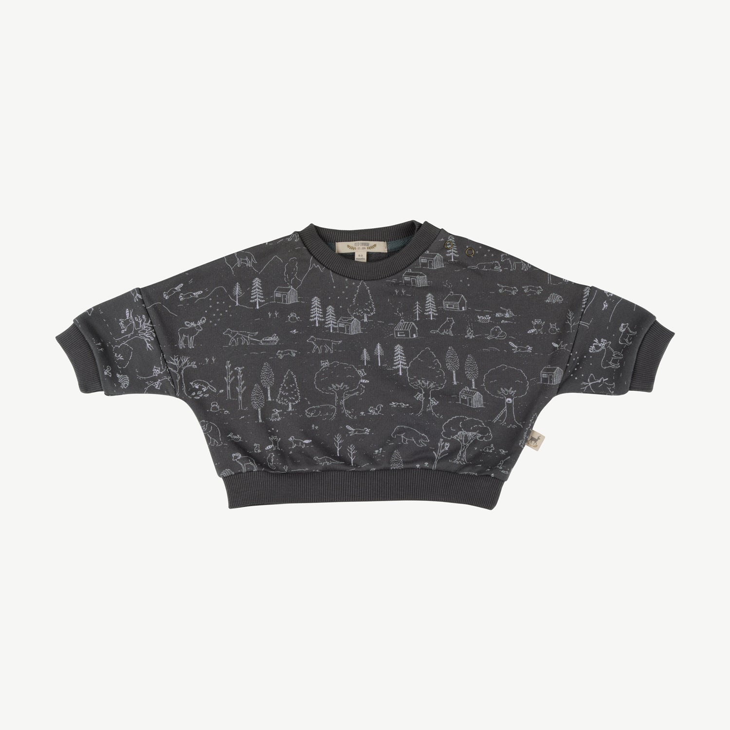 'the story' dark shadow sweatshirt