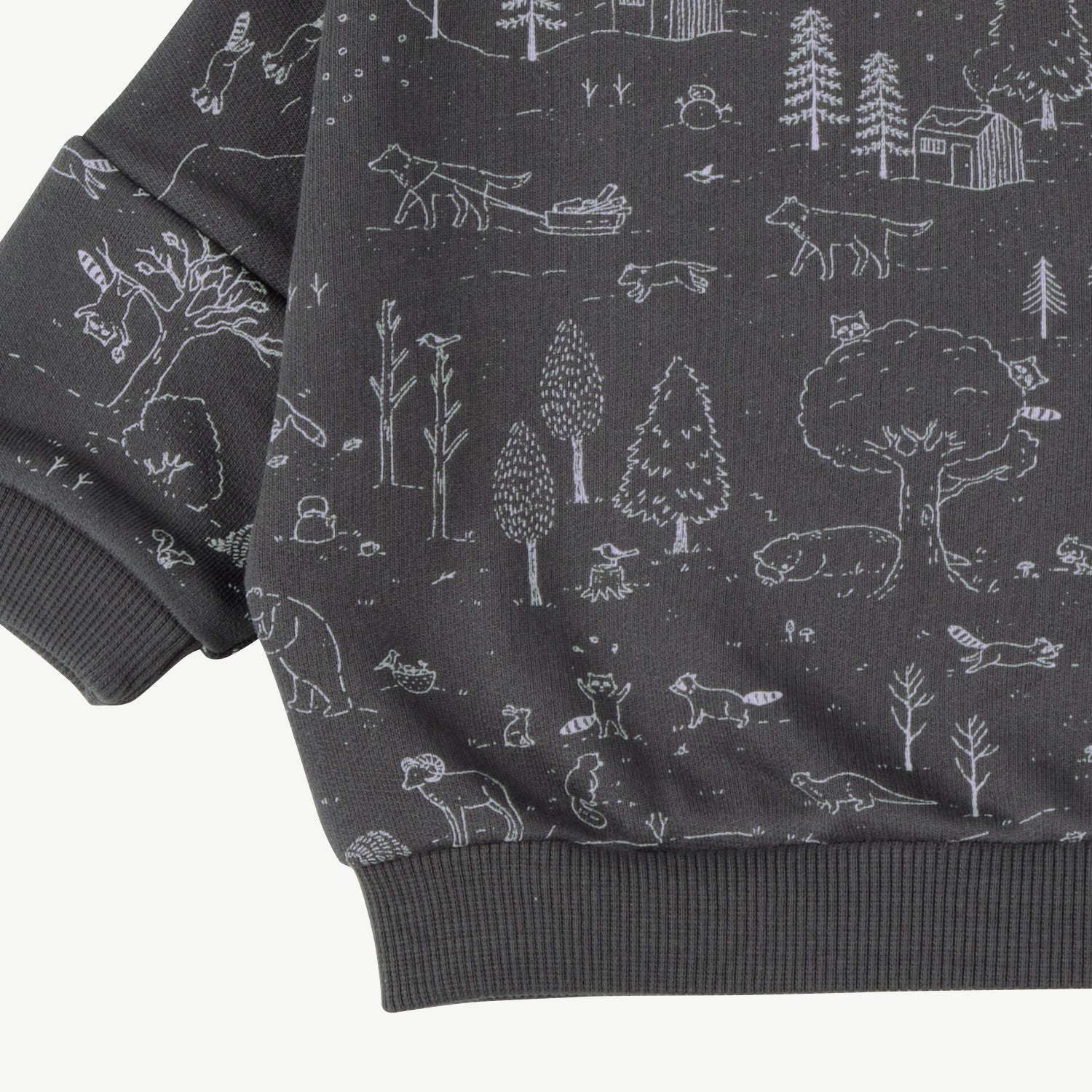 'the story' dark shadow sweatshirt