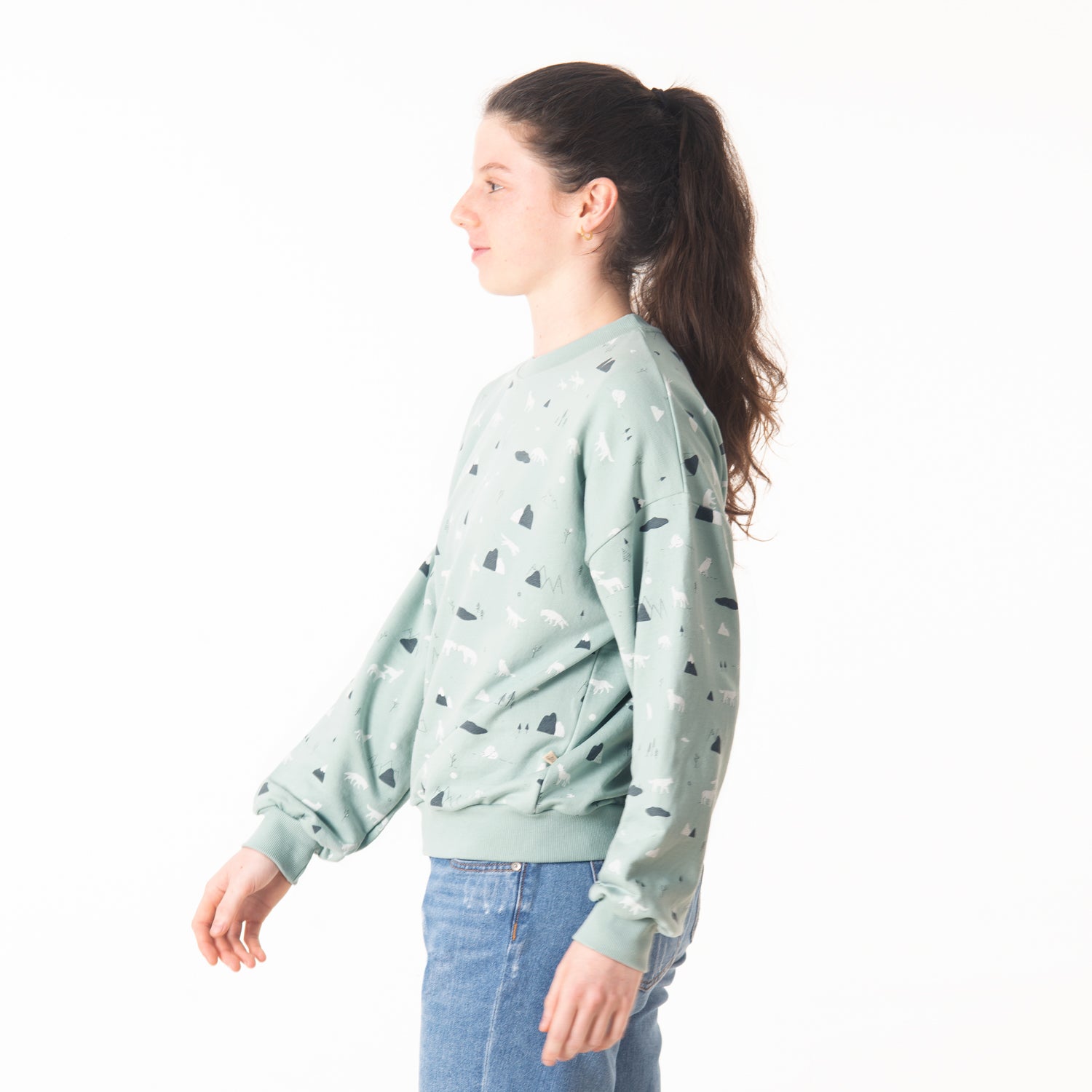 'guardian wolves' gray mist sweatshirt