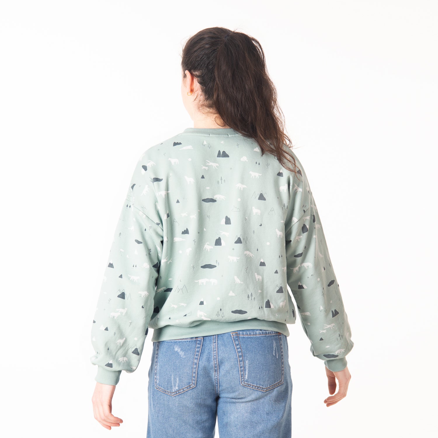 'guardian wolves' gray mist sweatshirt