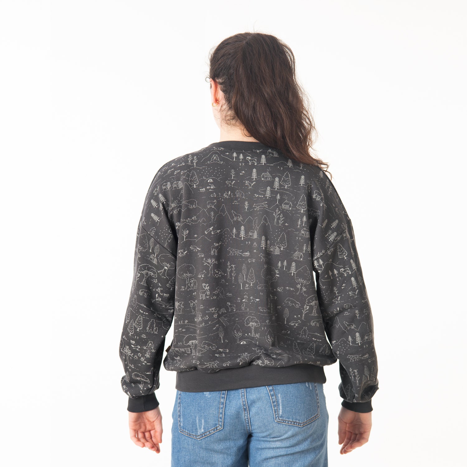 'the story' dark shadow sweatshirt