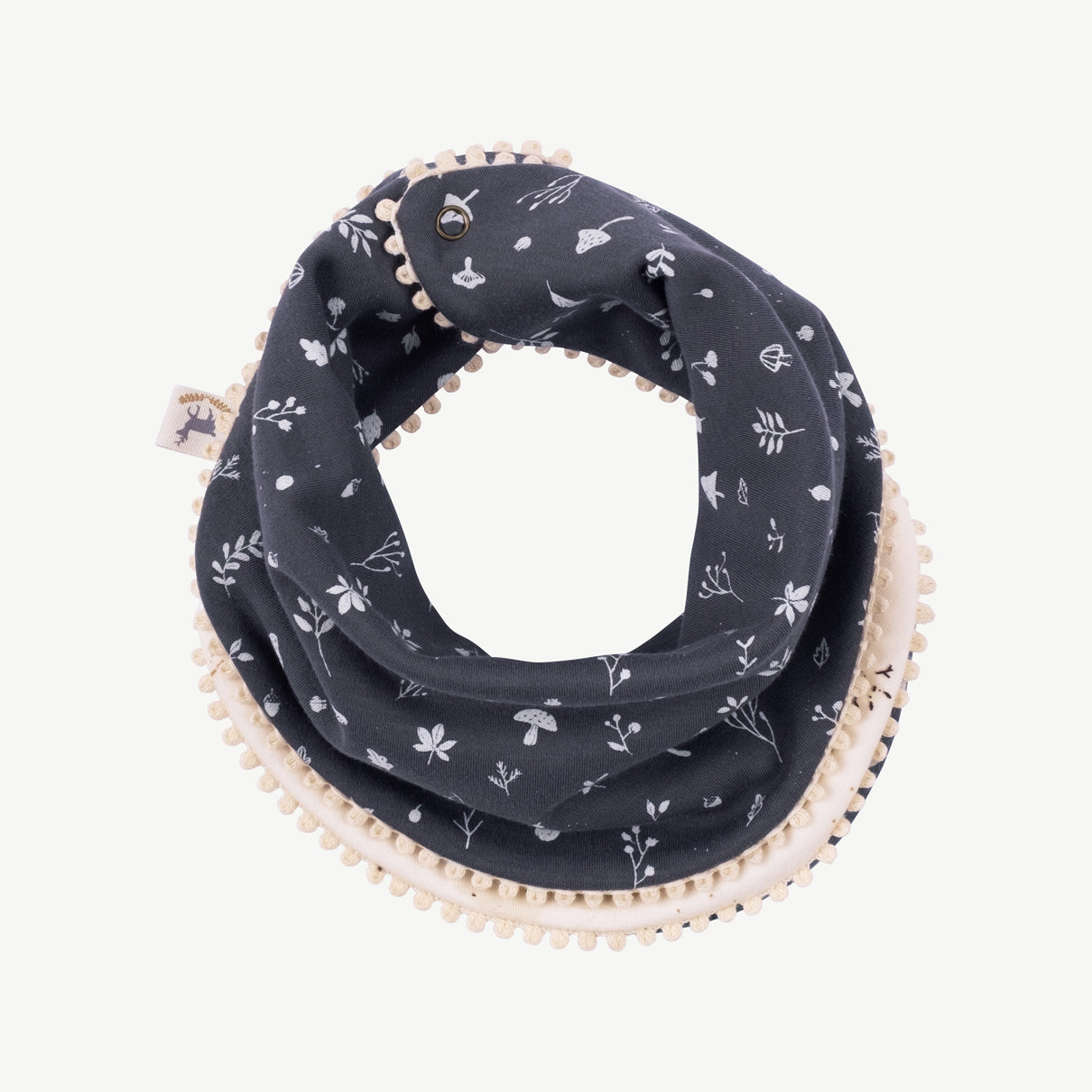 'frolicsome raccoons' sea salt reversible bandana