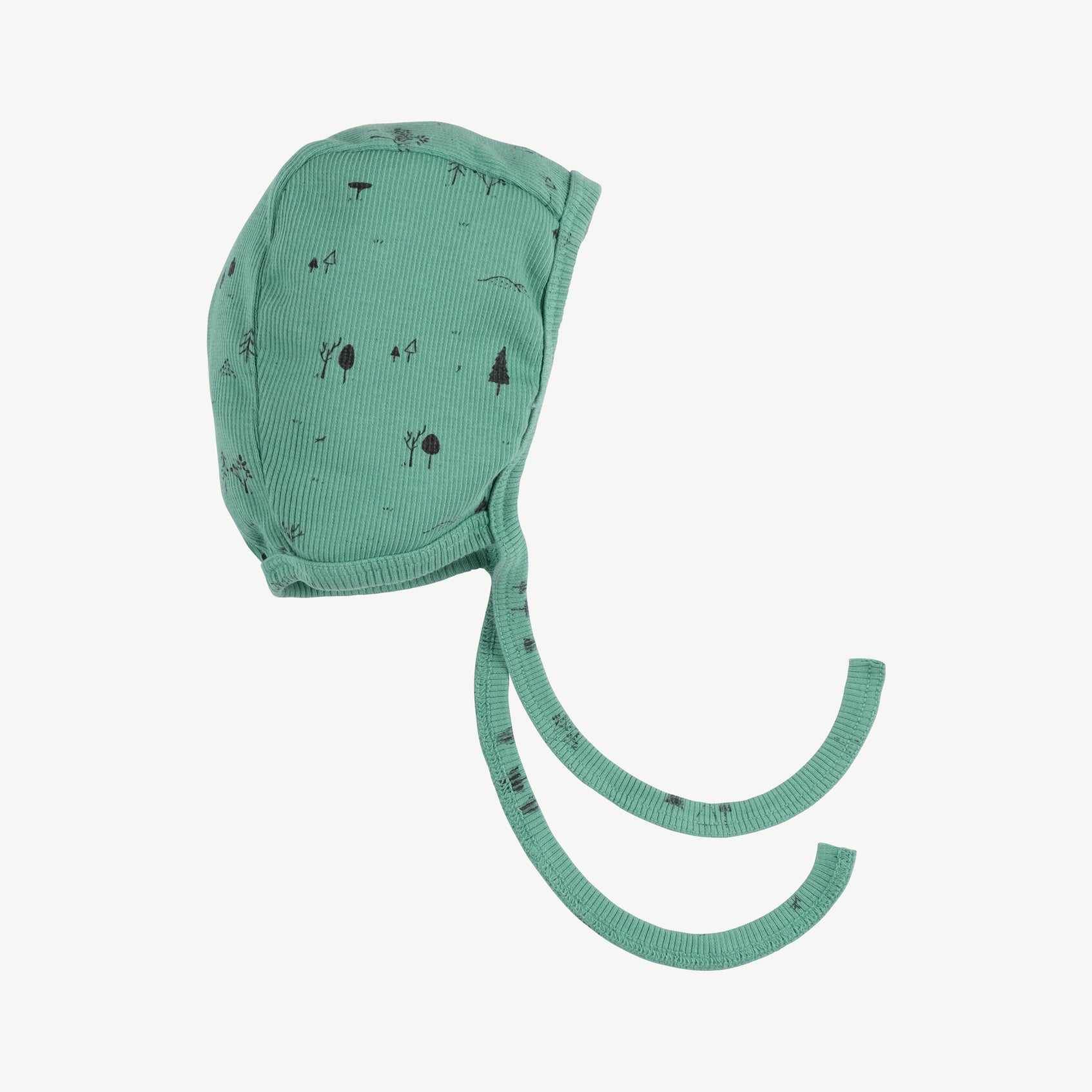 'the woods' malachite green rib bonet