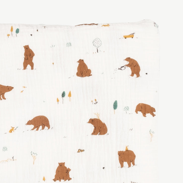 'forester bears' ivory swaddle
