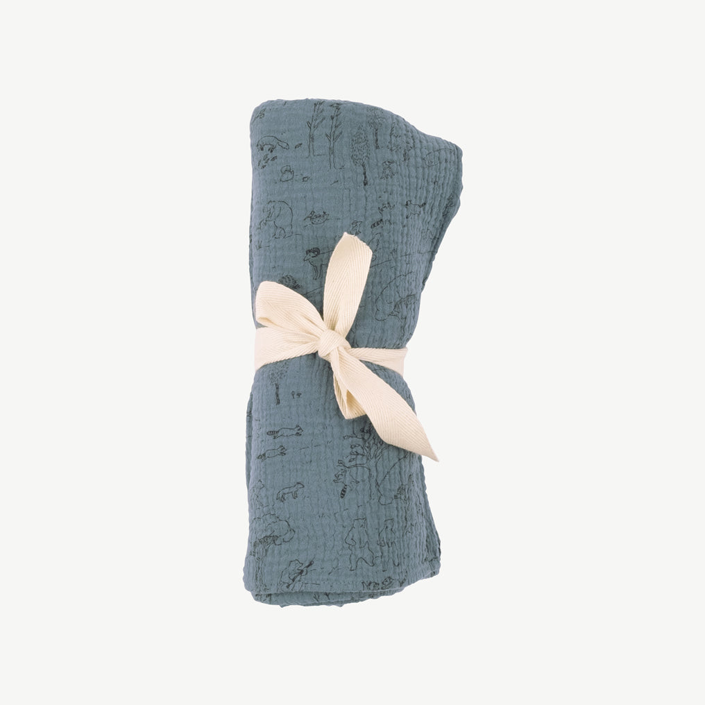 'the story' blue mirage swaddle