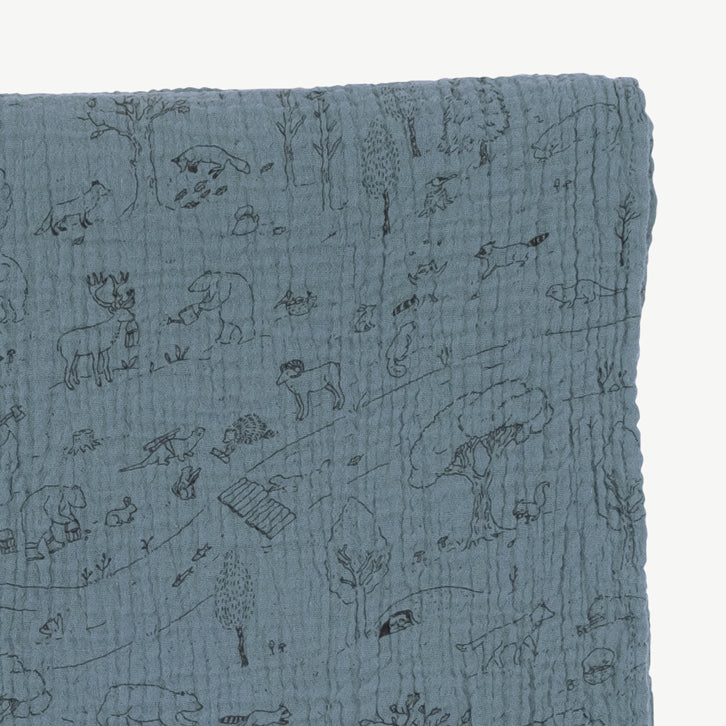 'the story' blue mirage swaddle