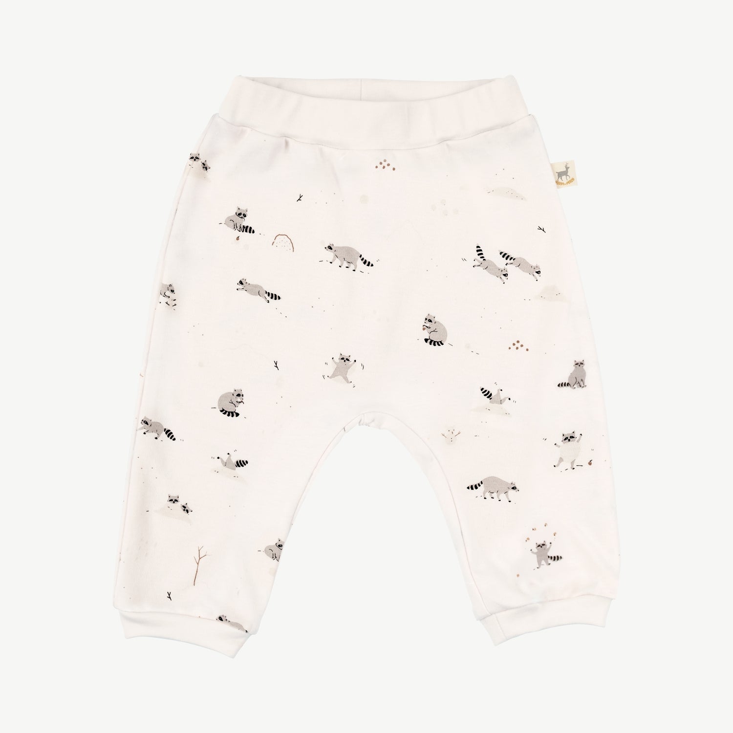 'frolicsome raccoons' sea salt pants