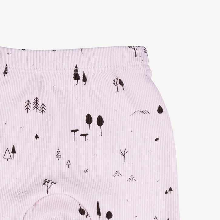 'the woods' orchid ice rib legging