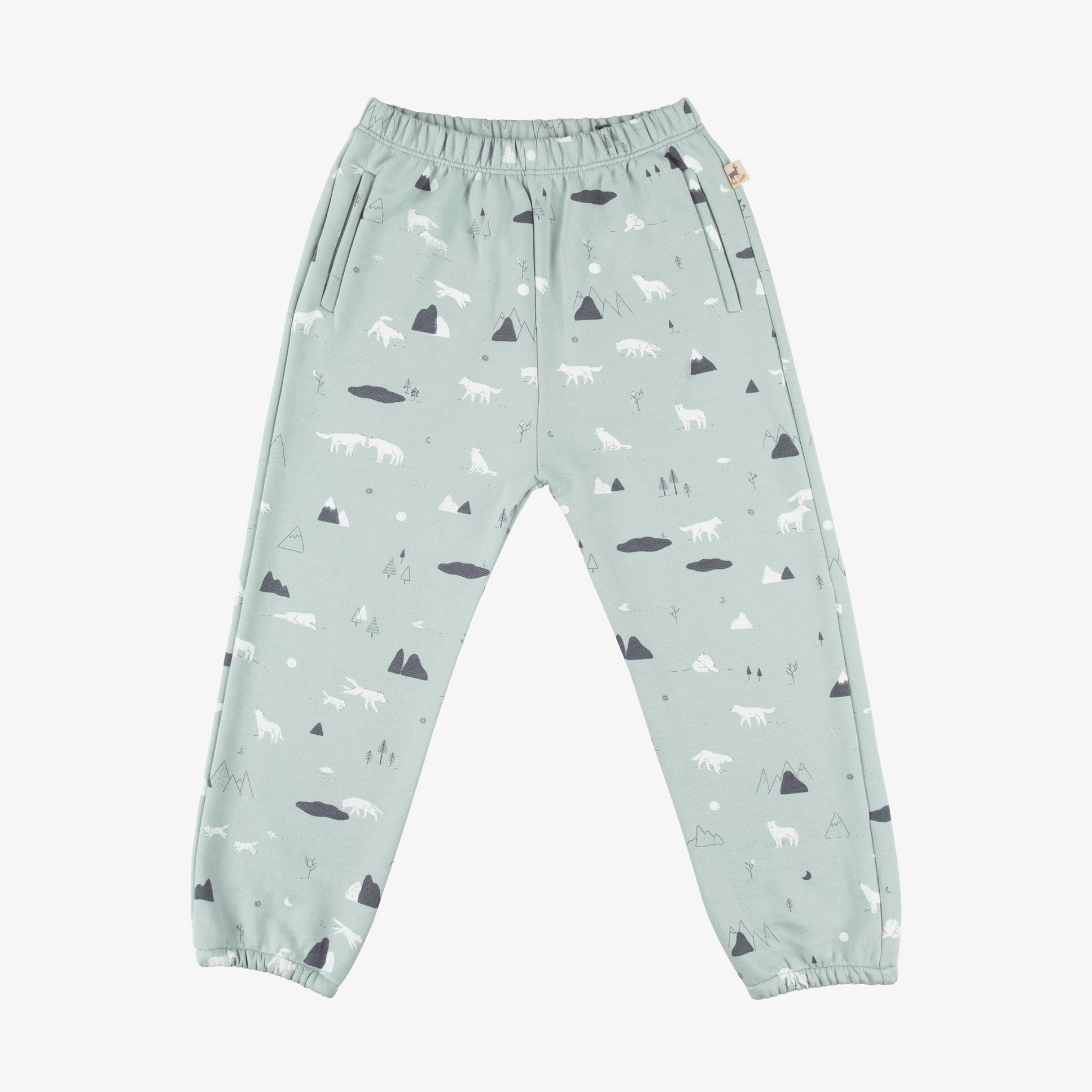 'guardian wolves' gray mist jogger