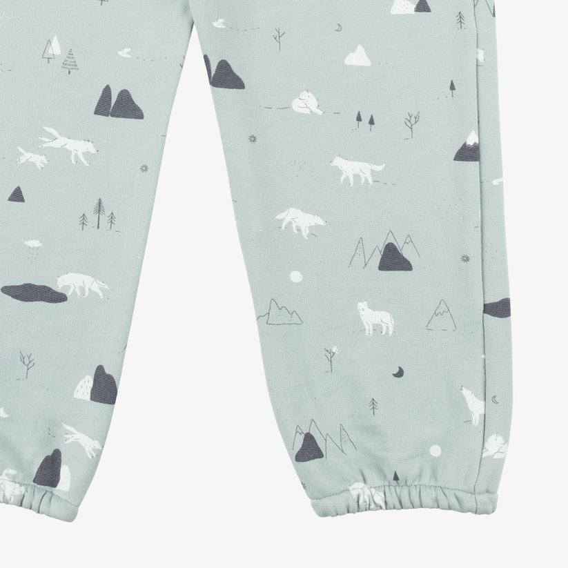 'guardian wolves' gray mist jogger