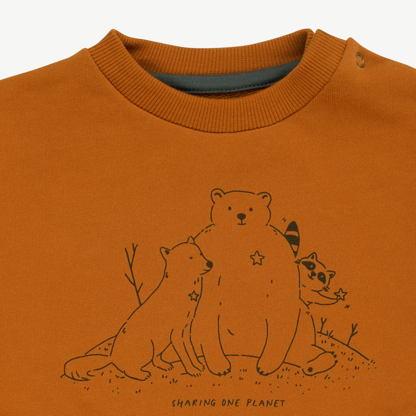 'furry rangers' sugar almond sweatshirt