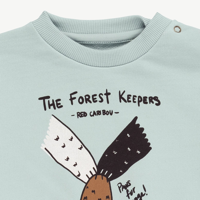 'the forest keepers' grey mist sweatshirt