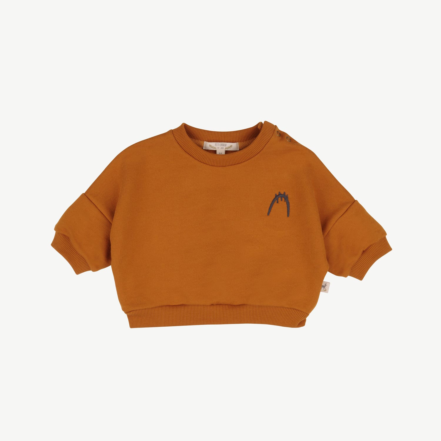 'tiny paw' sugar almond sweatshirt
