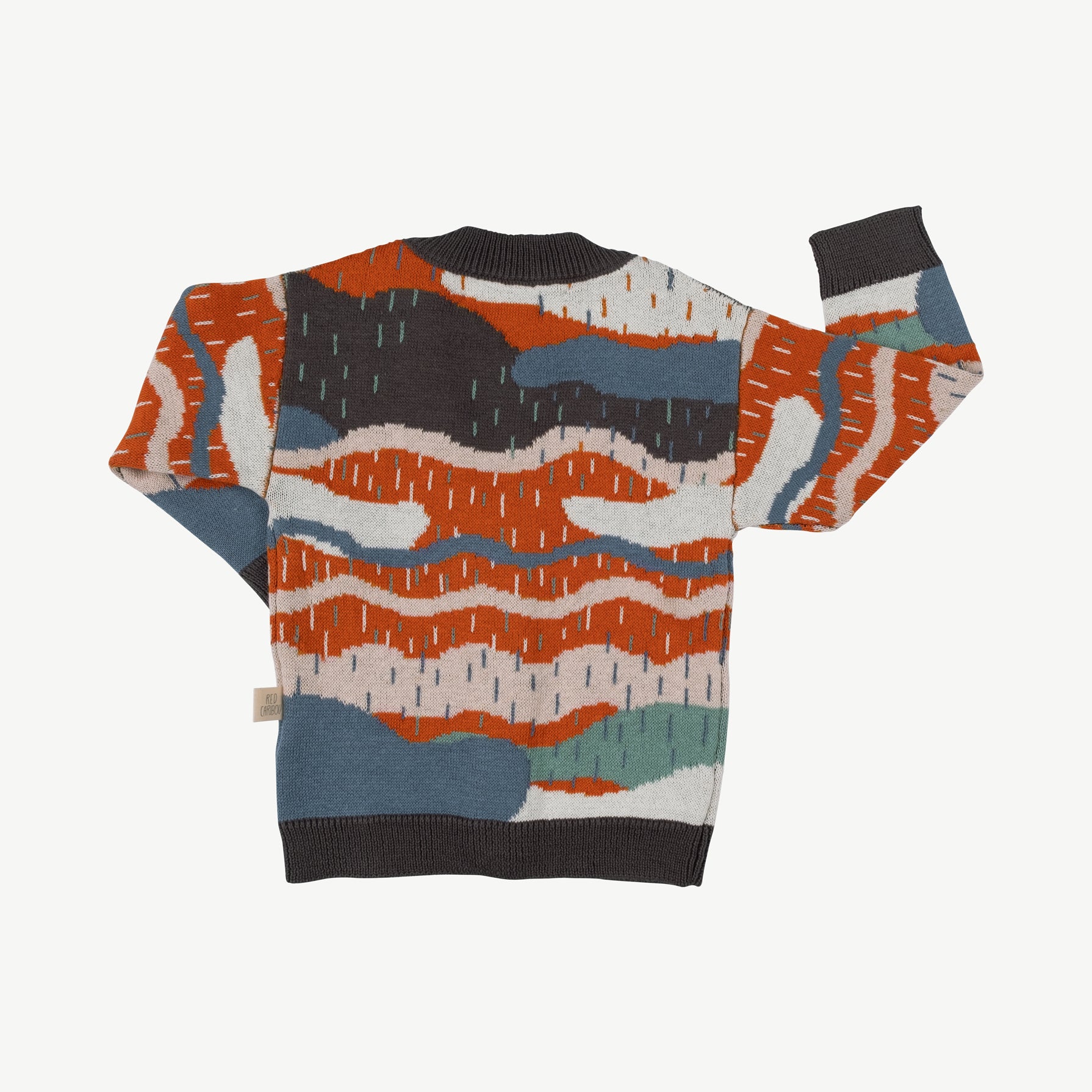 'redwoods' dark shadow knit cardigan