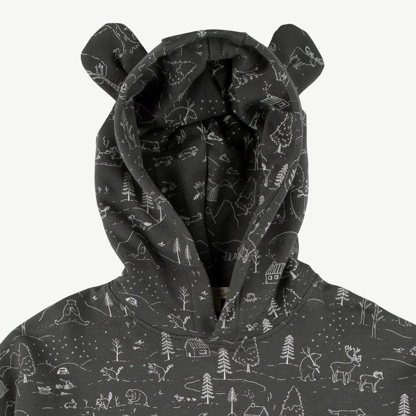 'the story' dark shadow hoodie