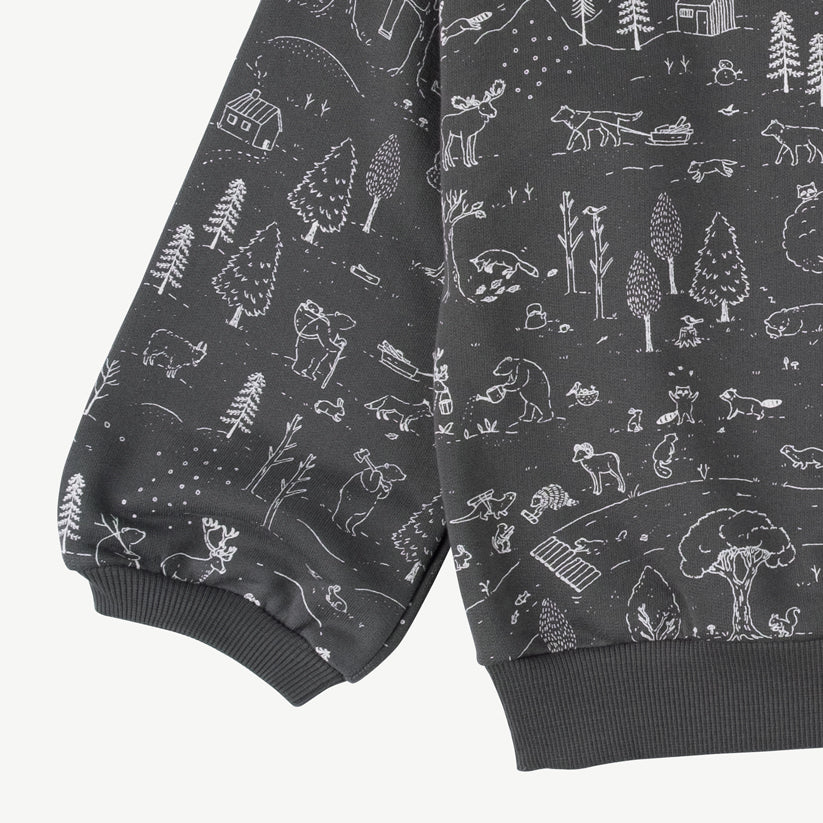the story' dark shadow sweatshirt