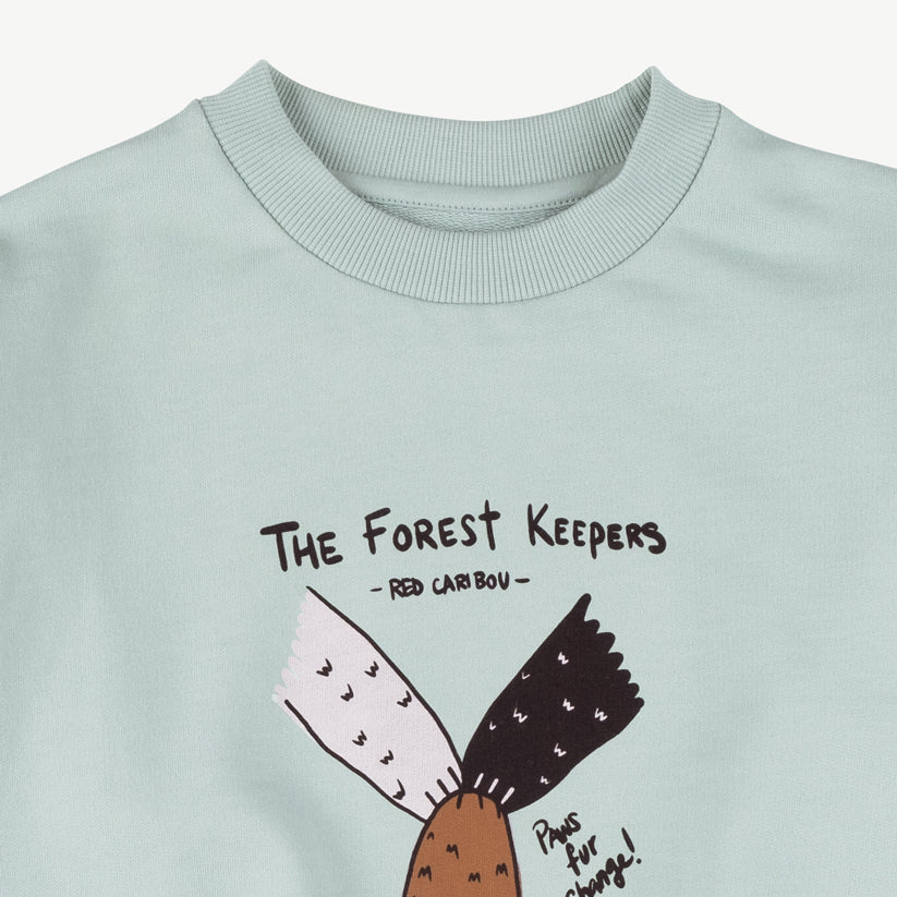 'the forest keepers' grey mist sweatshirt