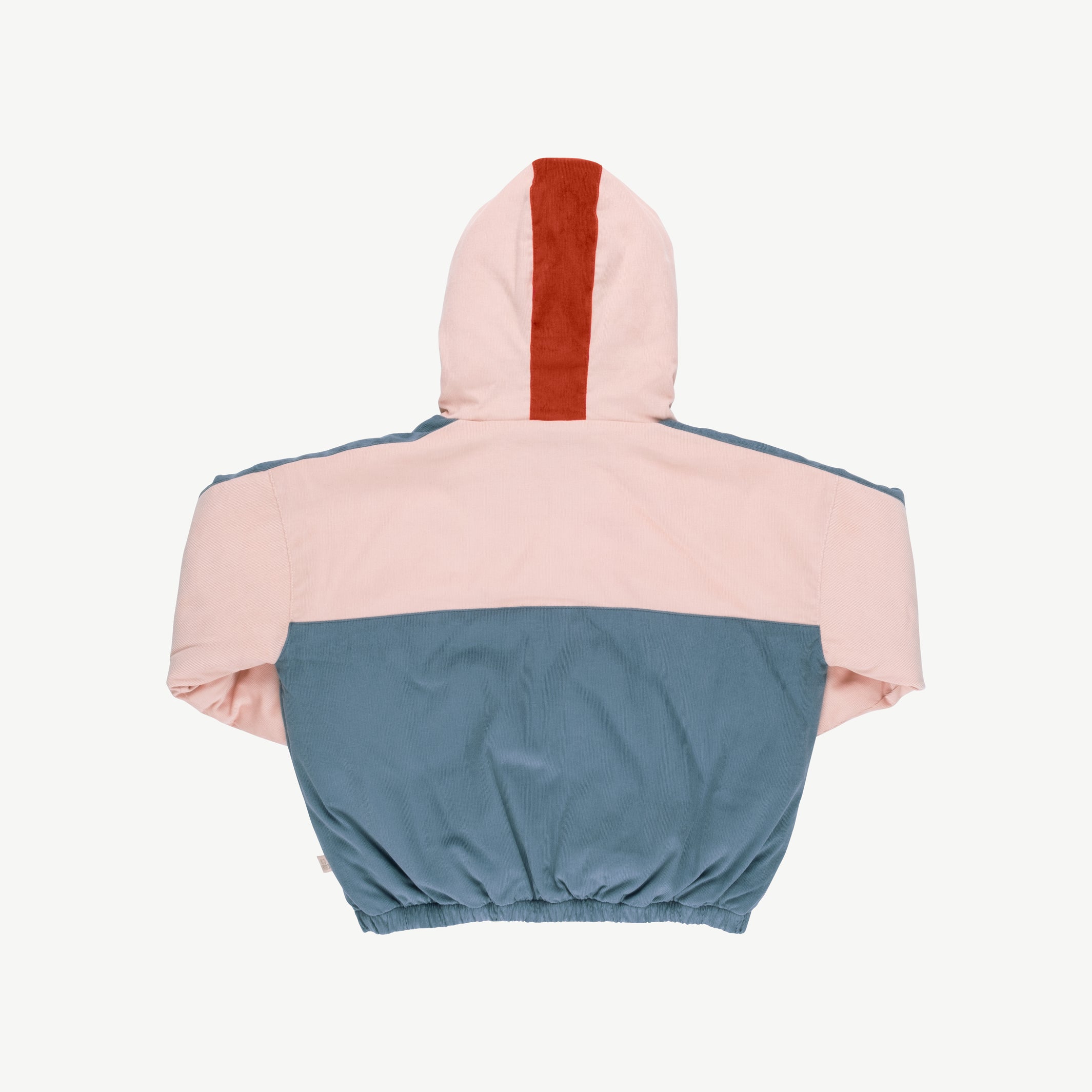 'amazed racoon' cameo rose corduroy padded jacket