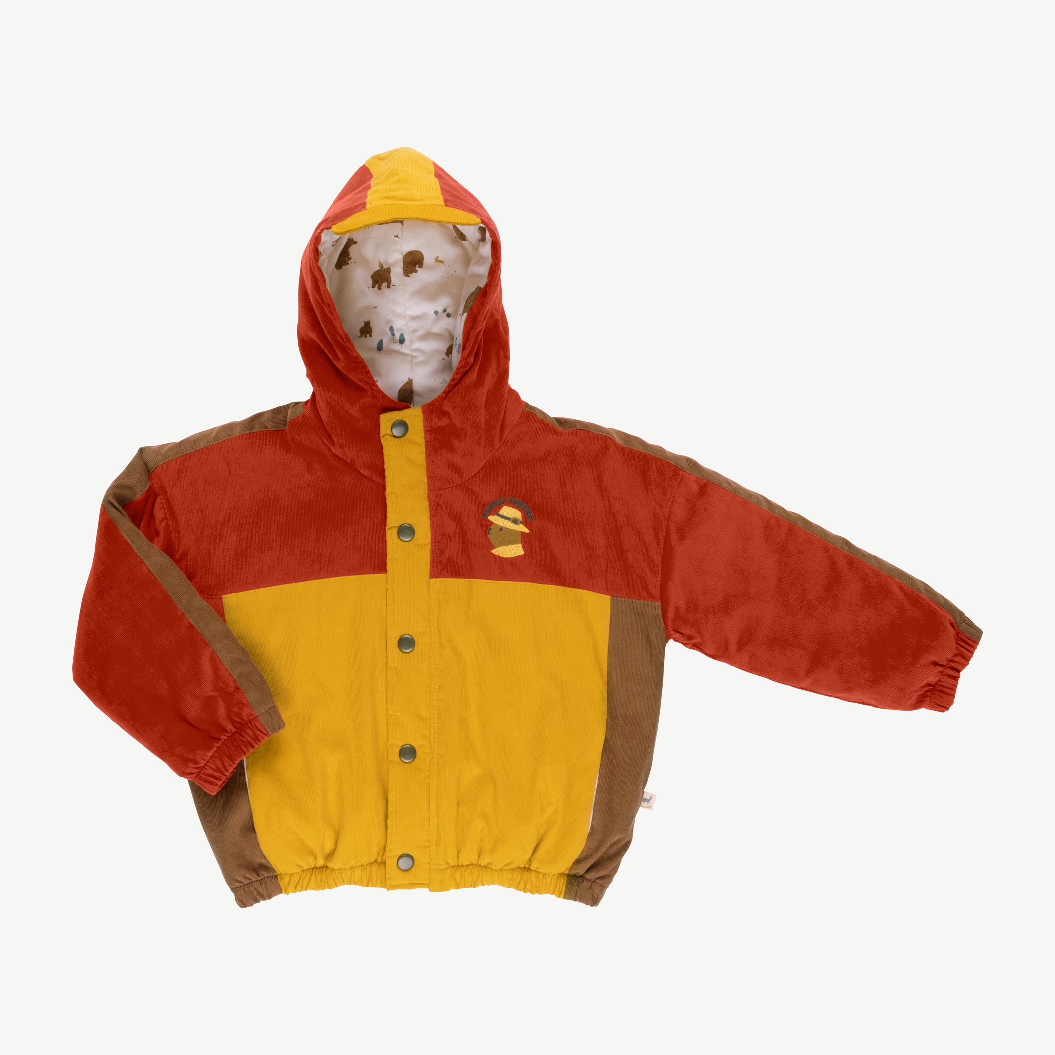 'forest keeper' autum glaze corduroy padded jacket